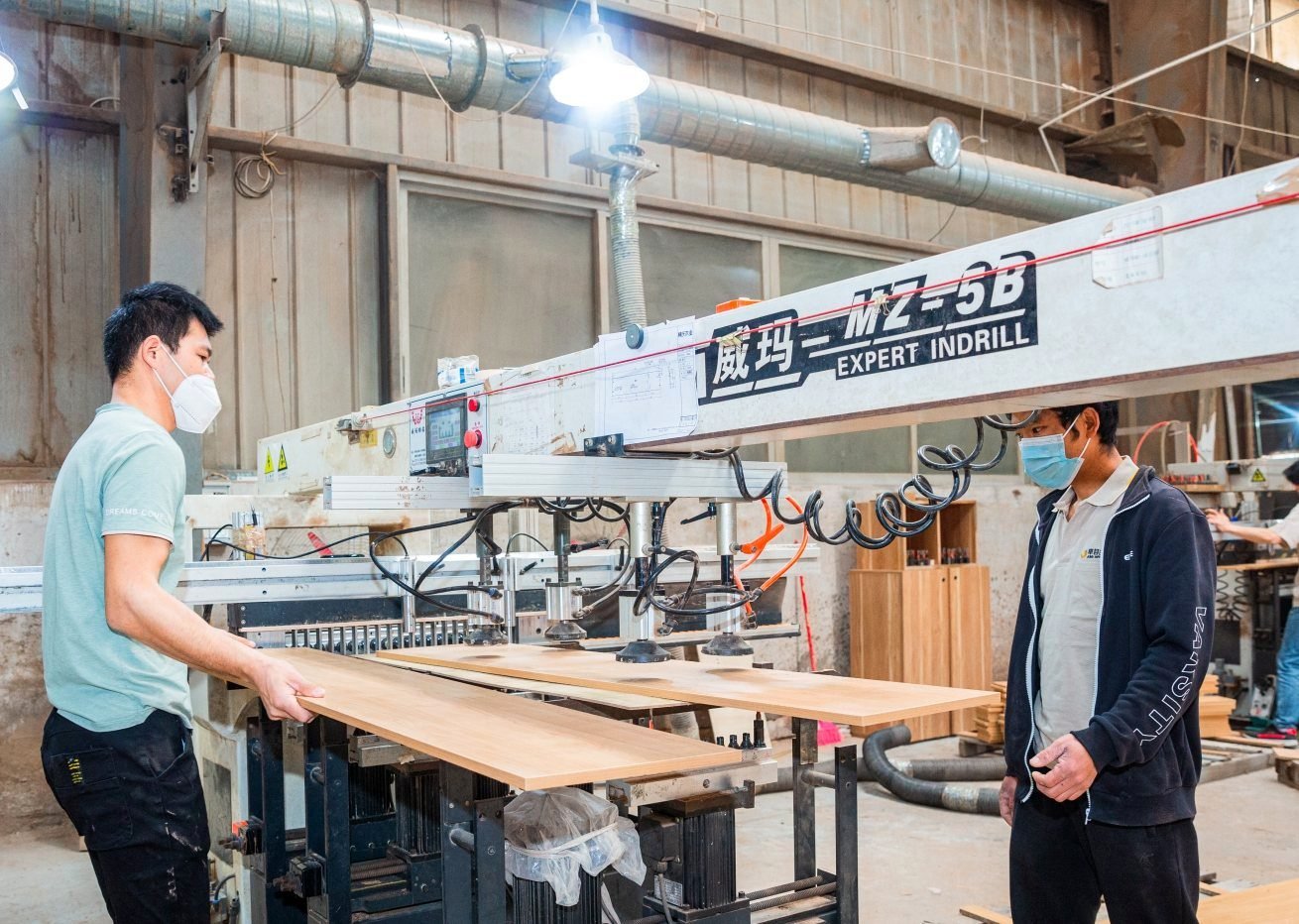 Extended panel production line