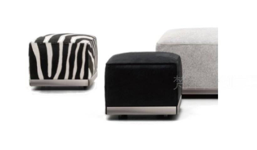 Bespoke ottoman OM-08 — custom-made piece from the Archi residence collection